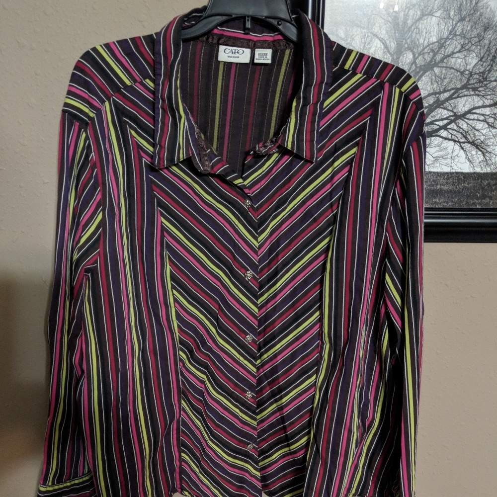 Fantastic plus size professional blouse
